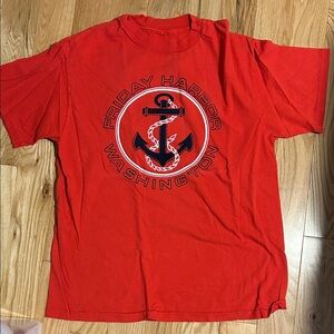 Red Graphic T-Shirt - Friday Harbor WA